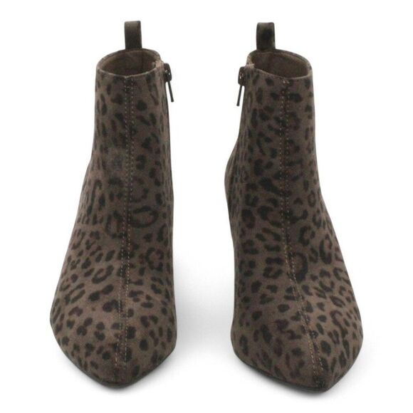 GC Shoes Womens Aden Faux Suede Kitten Heel Booties - Picture 6 of 9